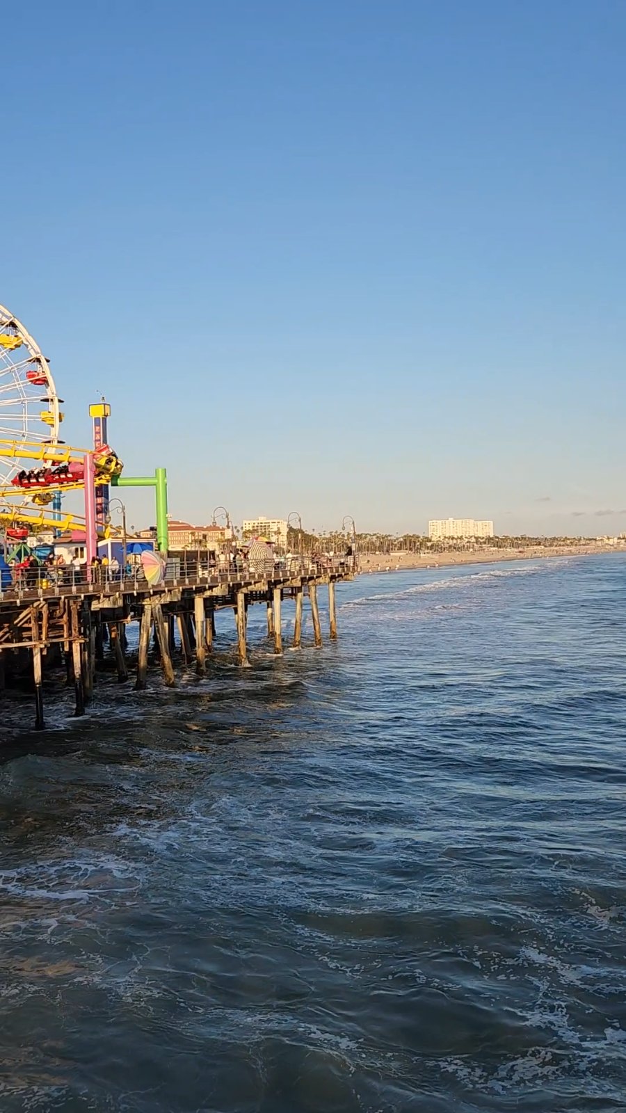 Sunset at Santa Monica Pier